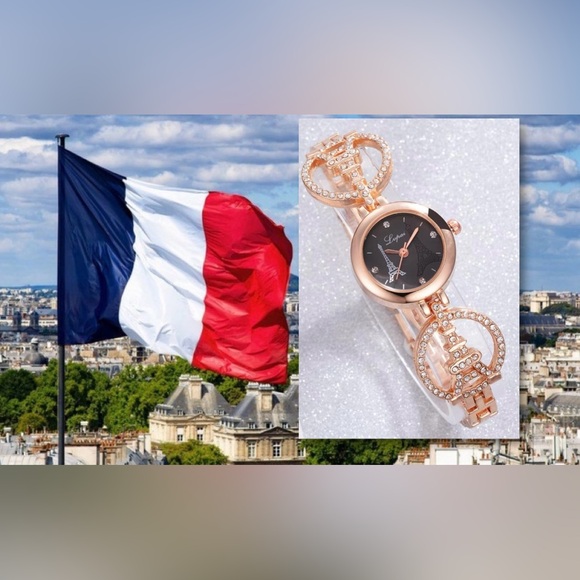 Jewelry - $7 Gorgeous Paris Watch. Can be sized. New. $7 WHEN BUNDLED WITH 3 OR MORE ITEMS